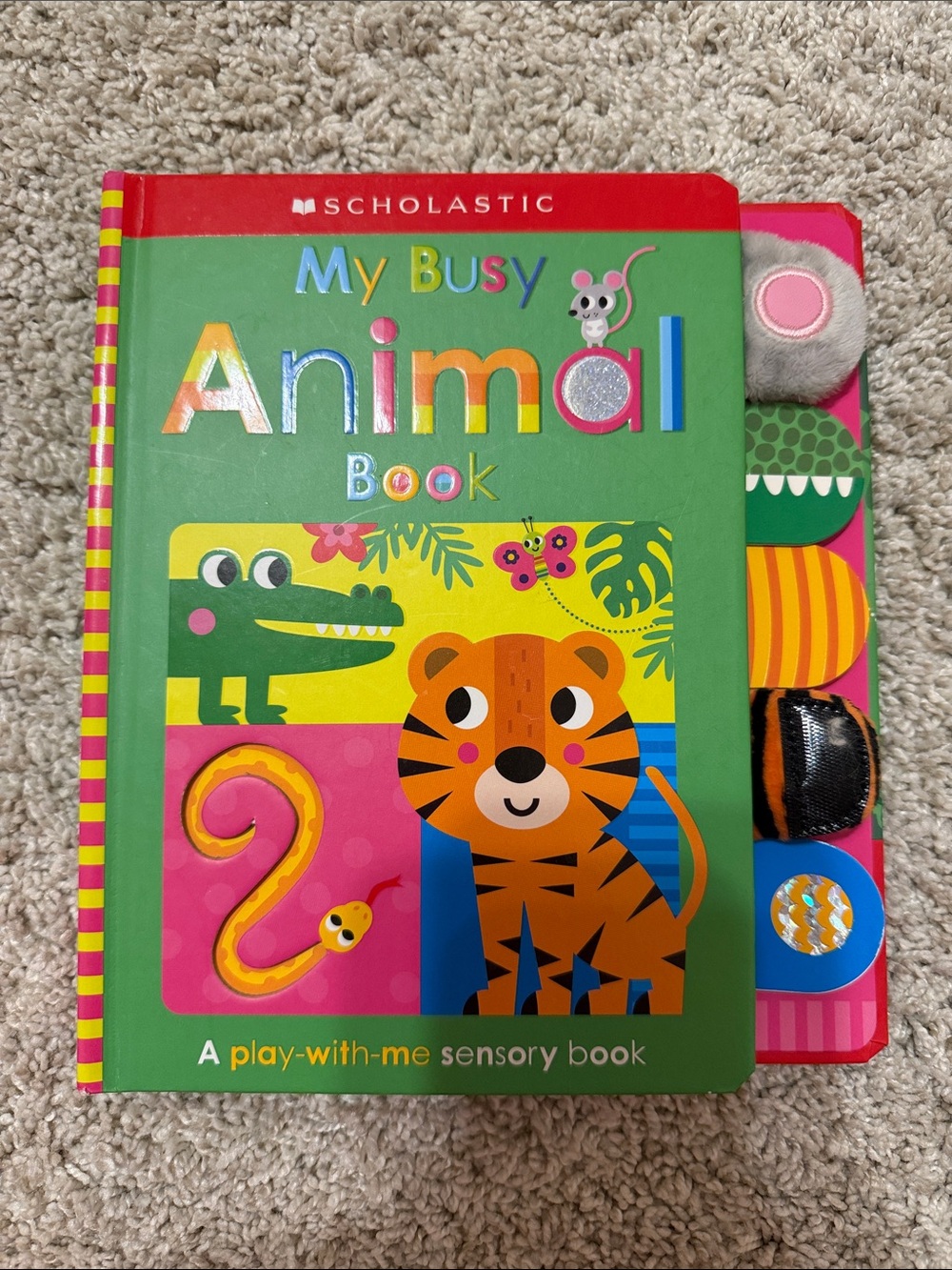 Scholastic My Busy Animal Book - Green with Multi-Color Accents